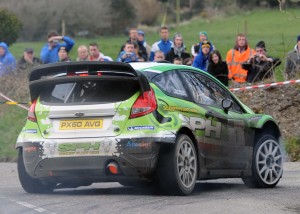 Fiesta WRC. Irish debut on the West Cork Rally 2013. Photo courtesy of: Martin Walsh: West Cork based rally guru, journalist and photographer.