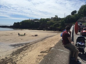 A few lucky people enjoying the beach at Dunmore East when we made the Patterson Pacenotes earlier this week.