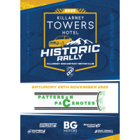 Killarney Historics 2025 - Postal Option Killarney Historics 2025 - Postal Option